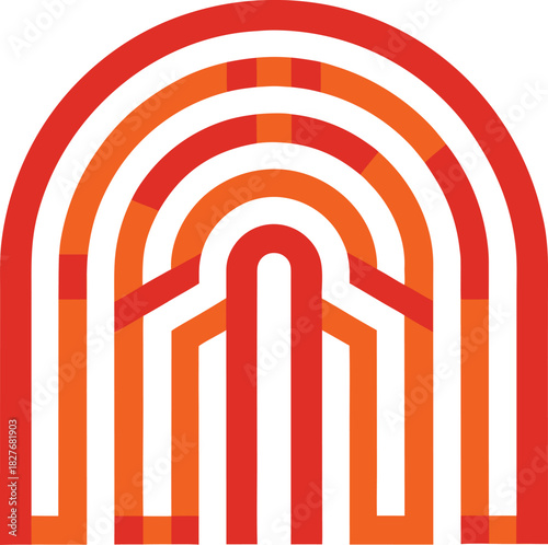 Surreal light forest pattern with crystalized roots