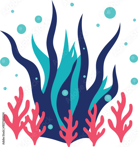 Vector fantasy bloom pattern with maximalist details