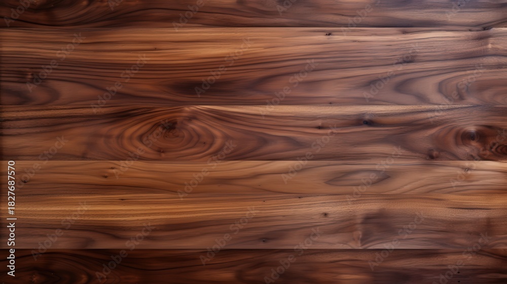 Obraz premium A close-up of beautifully grained wooden planks, showcasing rich tones and textures that highlight the natural beauty of the wood.