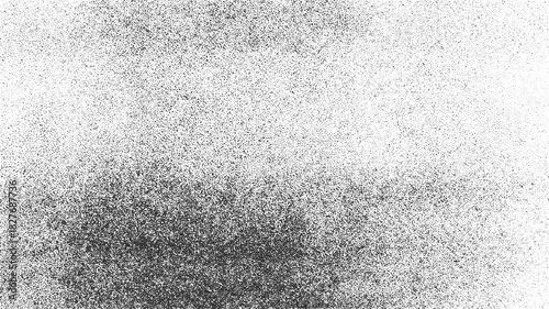 Black and white stipple texture gradient from dense to sparse background pattern