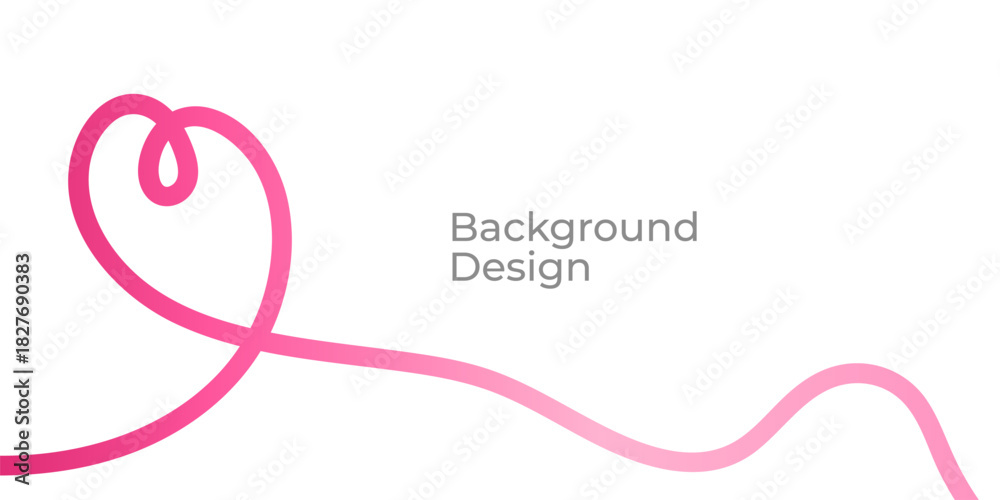 Fototapeta premium Geometric Gradient Hearts Background for Valentine’s Day Posters and Frames
