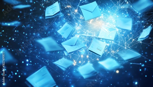 Digital Communication Flow, Envelopes and Documents in Cyberspace