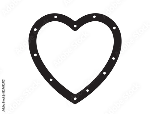 Celebration heart icon on Christmas image of vector.