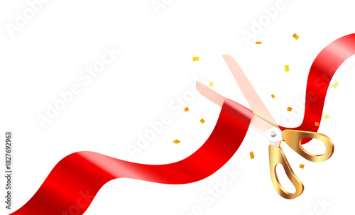 Grand opening ribbon cutting ceremony.