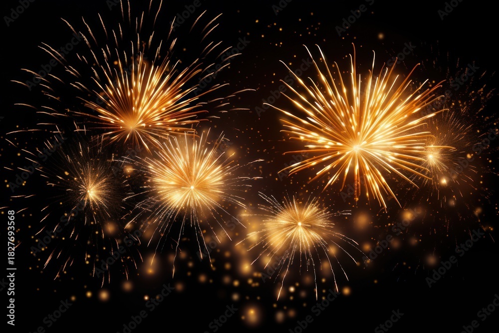 Fototapeta premium Firework fireworks outdoors sparks.