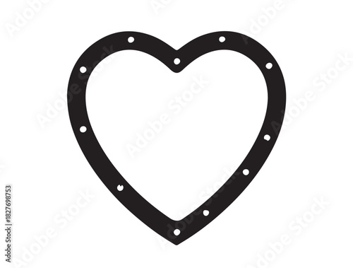 Celebration heart icon on Christmas image of vector.