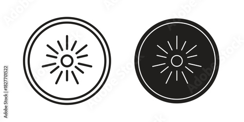 Kiwi icons Concepts. black solid and line stroke designs for web and app use