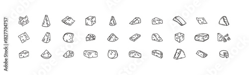 delicious cheese pizza, Vector Illustration.