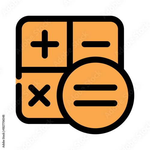 Calculator icon design template