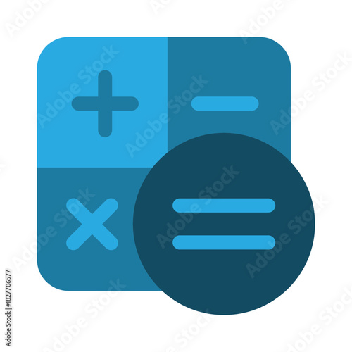 Calculator icon design template