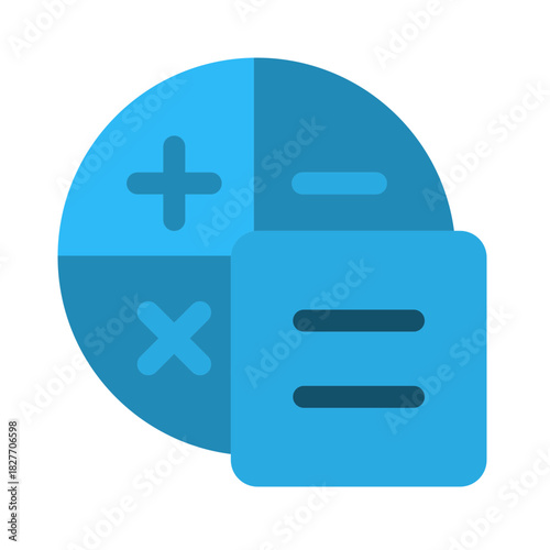 Calculator icon design template