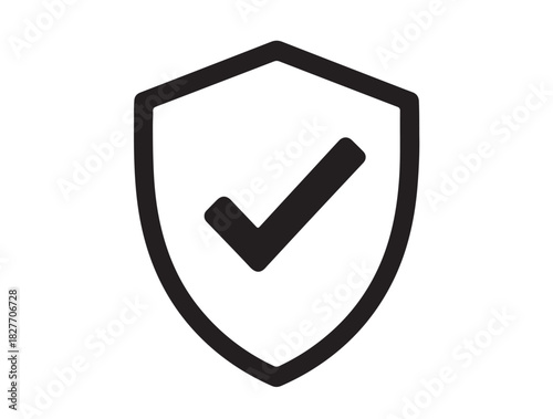  Ultra Protect icon in silhouette white background۔
