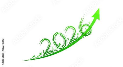 Watch your business grow exponentially with this financial success graphic