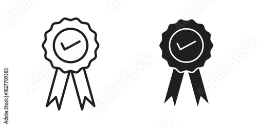 Warranty icons Concepts. black solid and line stroke designs for web and app use