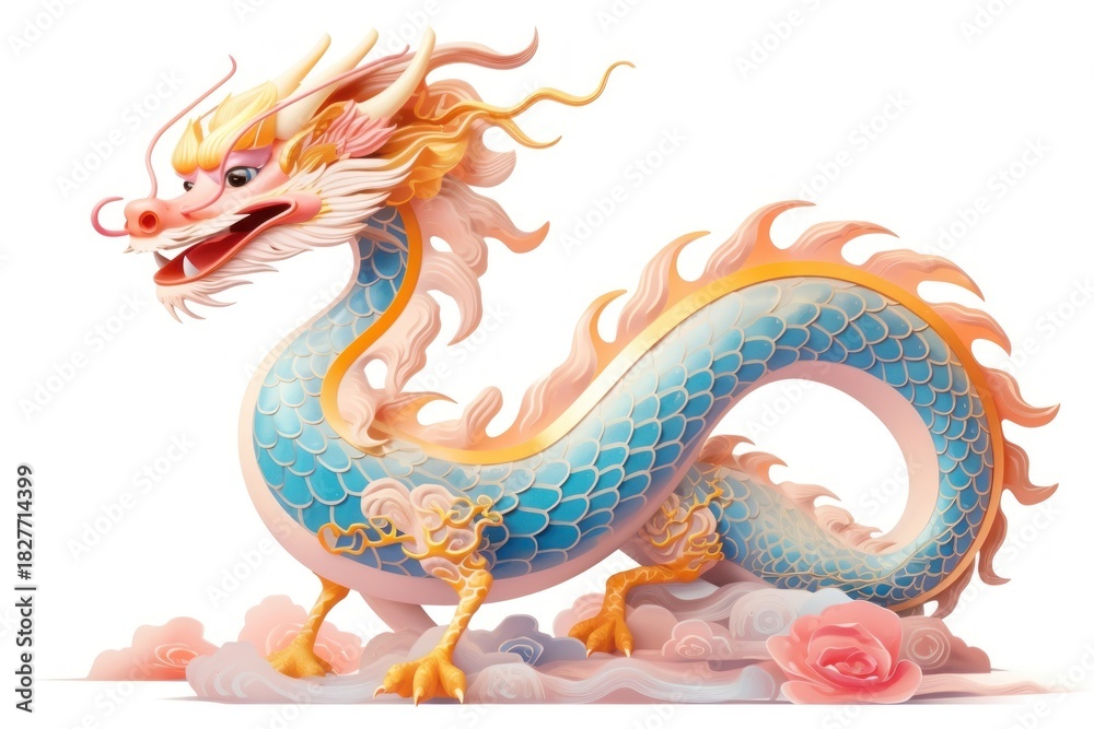 Obraz premium Dragon representation creativity tradition.