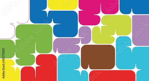 Nautical Knots Rope Set Illustration, Braided Elements on White Background