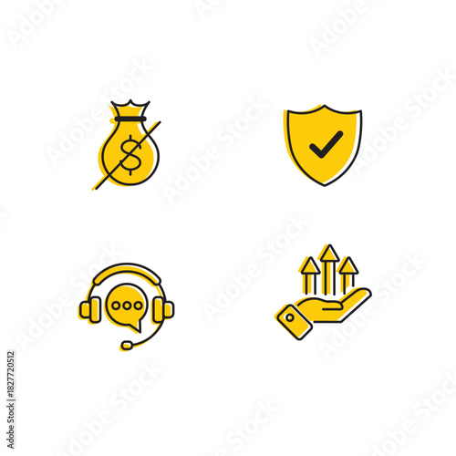 Color business Icons Part 3