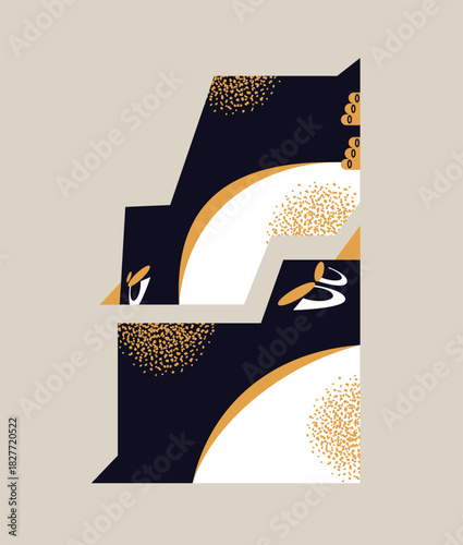 Set of abstract geometric stylized penguin characters isolated on background. Funny sad birds, winter wildlife, annoyed faces concept. Vector flat illustration