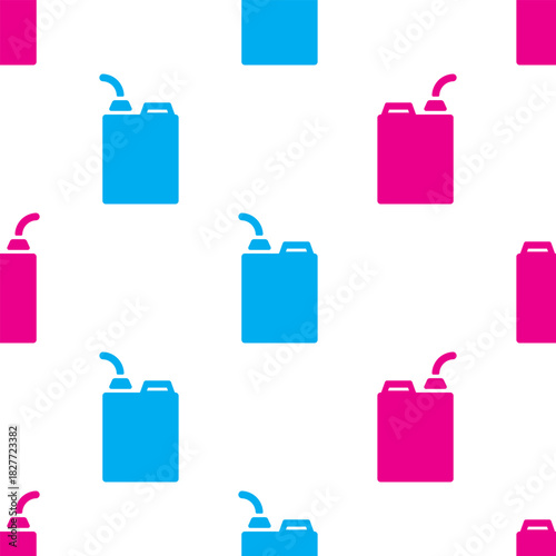 canister seamless pattern isolated on transparent background.