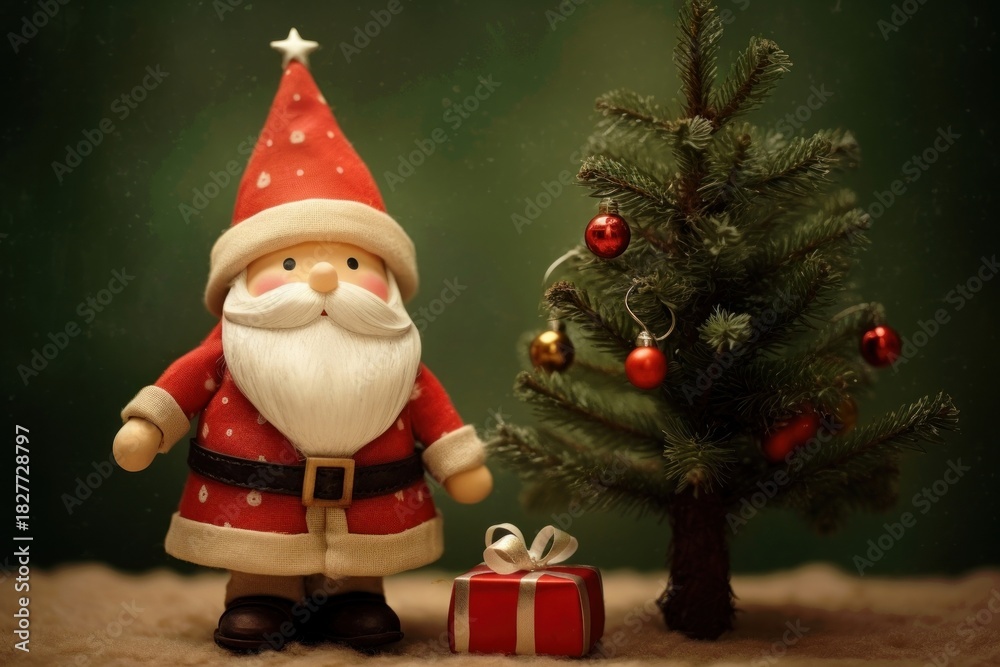 Obraz premium Christmas tree plant gift representation.