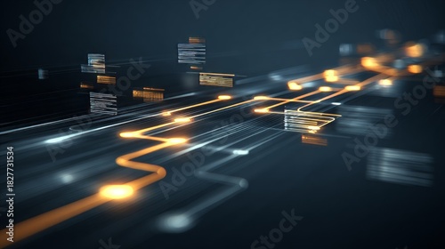 dynamic digital flow graph with bright