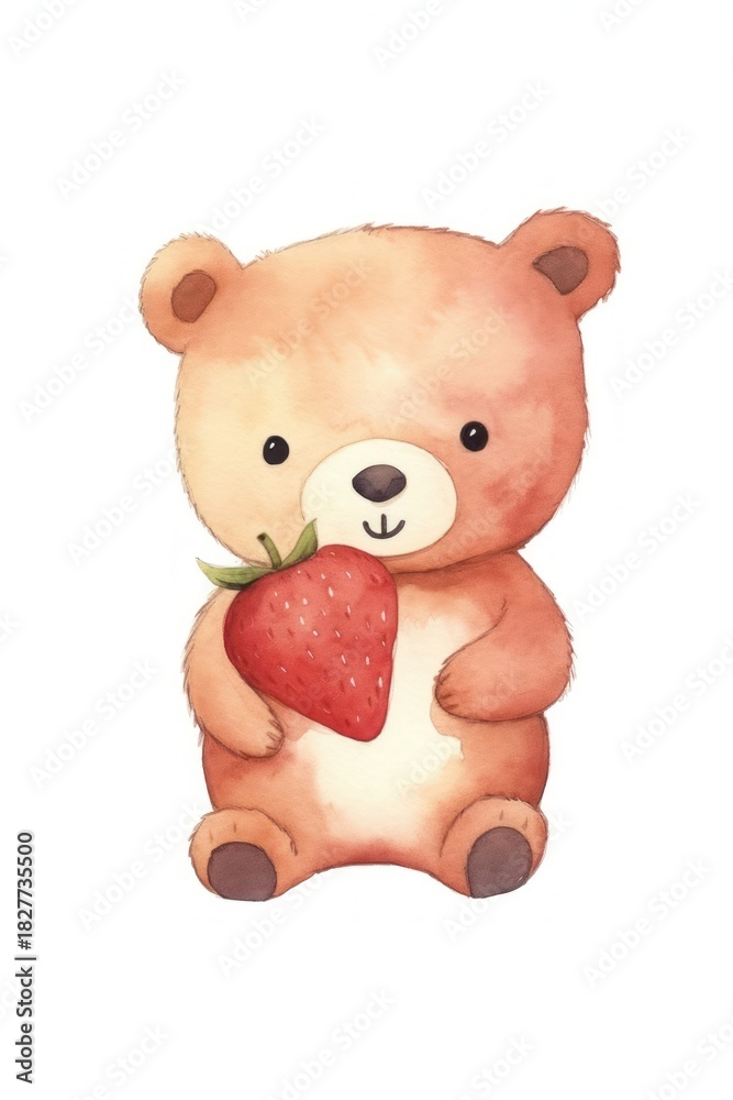 Obraz premium Cartoon cute bear toy.