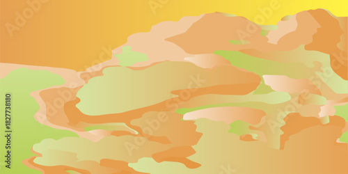 Abstract vector illustration. Background of colorful spots. Vector illustration