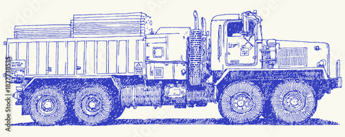 annetdebar_Sketch_of_a_heavy-duty_truck_carrying_oversized_ca_8e65e838-117c-43b7-a3bc-9c8e94a6c885_0_traced