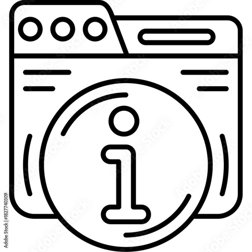 Tooltip Outline Icon