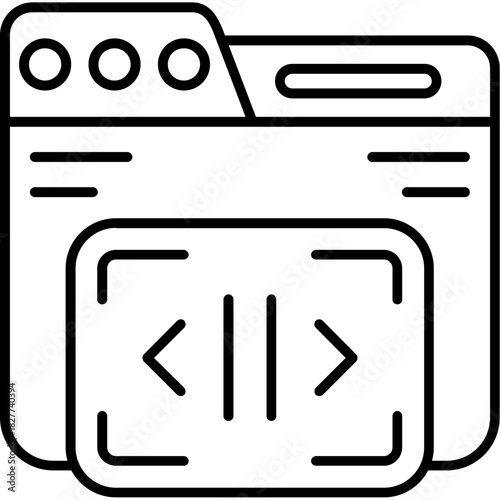 Drag Handle Outline Icon