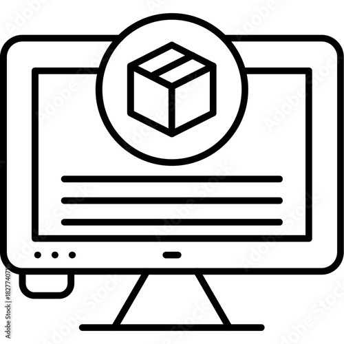 Preview Screen Outline Icon