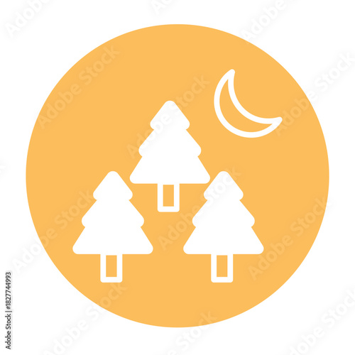  Pine Trees Vector icon which can easily modify or edit