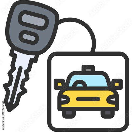 Car Key Icon