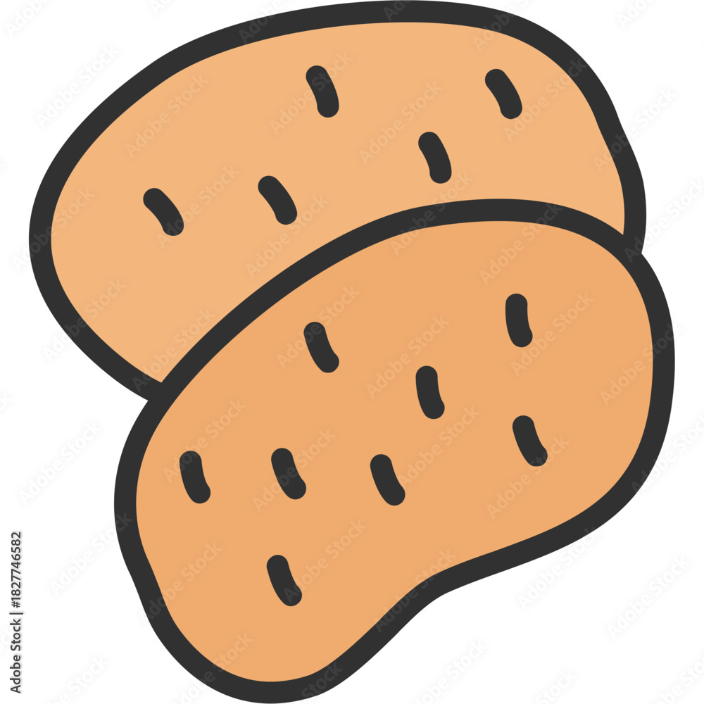 Obraz premium Potato Icon
