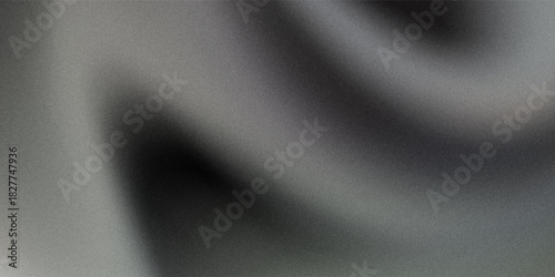gradient grey black white monochrome background abstract color grain texture noise surface grainy