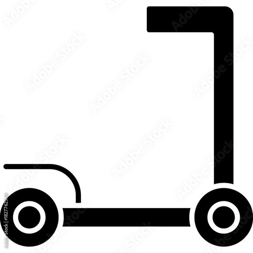 Electric Scooter Icon Vector Element