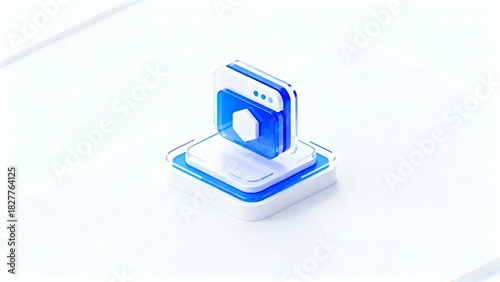 3D Glossy Minimal Icons Set