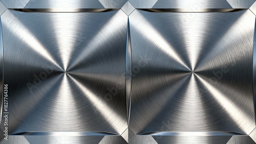 Brushed Metallic Steel Texture
