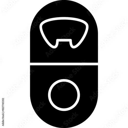Bottle Opener Icon Vector Element