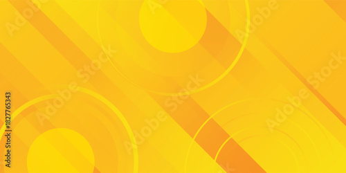 Modern abstract background with memphis elements in yellow and orange gradients and retro themed for posters, banners and website landing pages