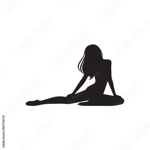 silhouette of a woman