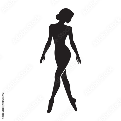 silhouette of a woman
