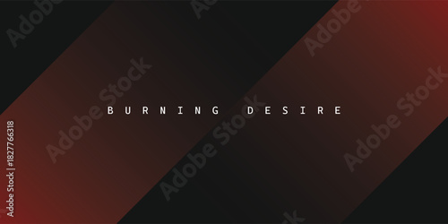 Minimalist Red and black premium abstract background with luxury dark geometric elements.