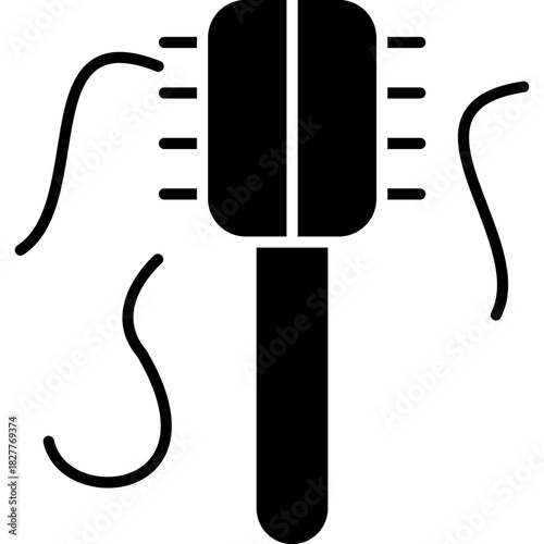 Hair Loss Icon Vector Element