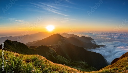Alishan Mountain Sunrise