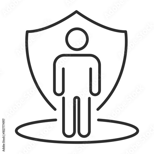 social policy life protect web icon