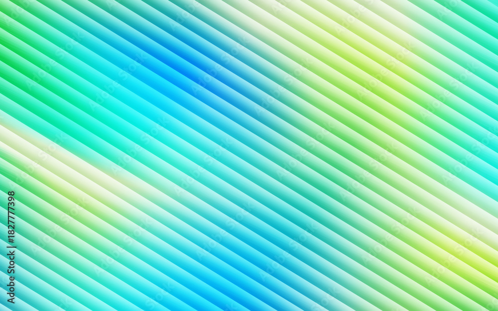 Obraz premium Diagonal Gradient Line Texture – Abstract Color Flow, Blue, Green, White, Motion, Background, Design