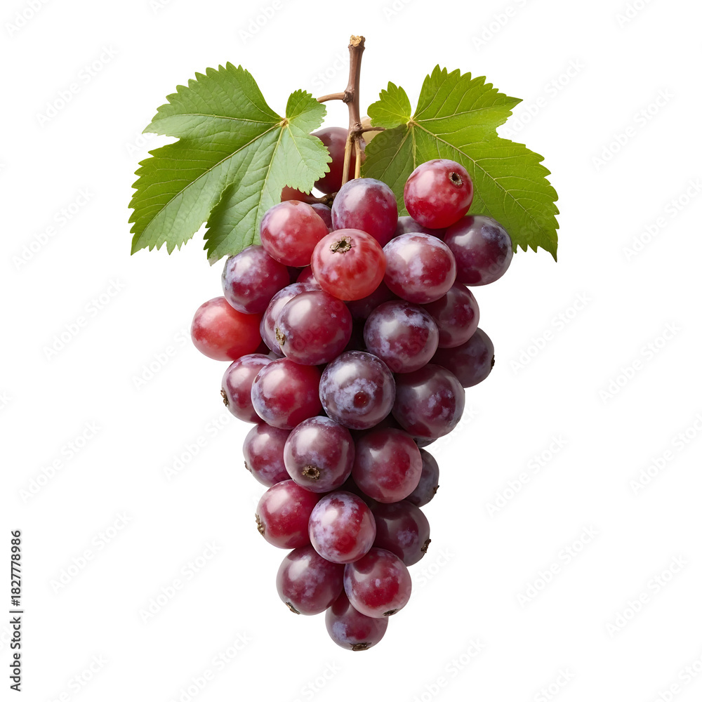 Fototapeta premium Grapes isolated on white
