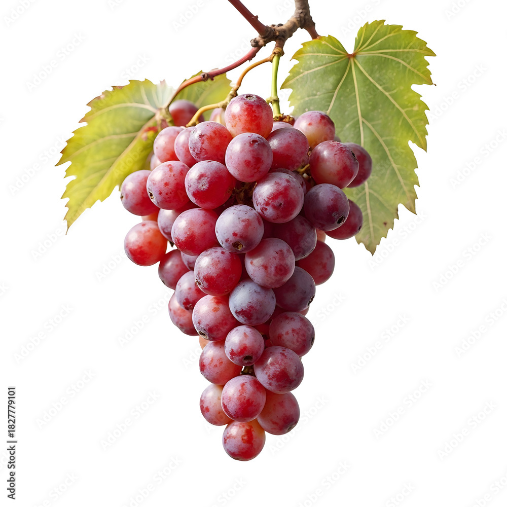 Fototapeta premium Grapes isolated on white