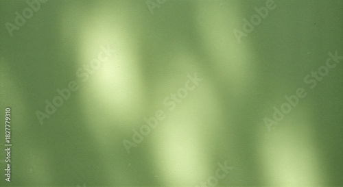 Tableau sur toile Abstract green background with soft light and blurred shapes.